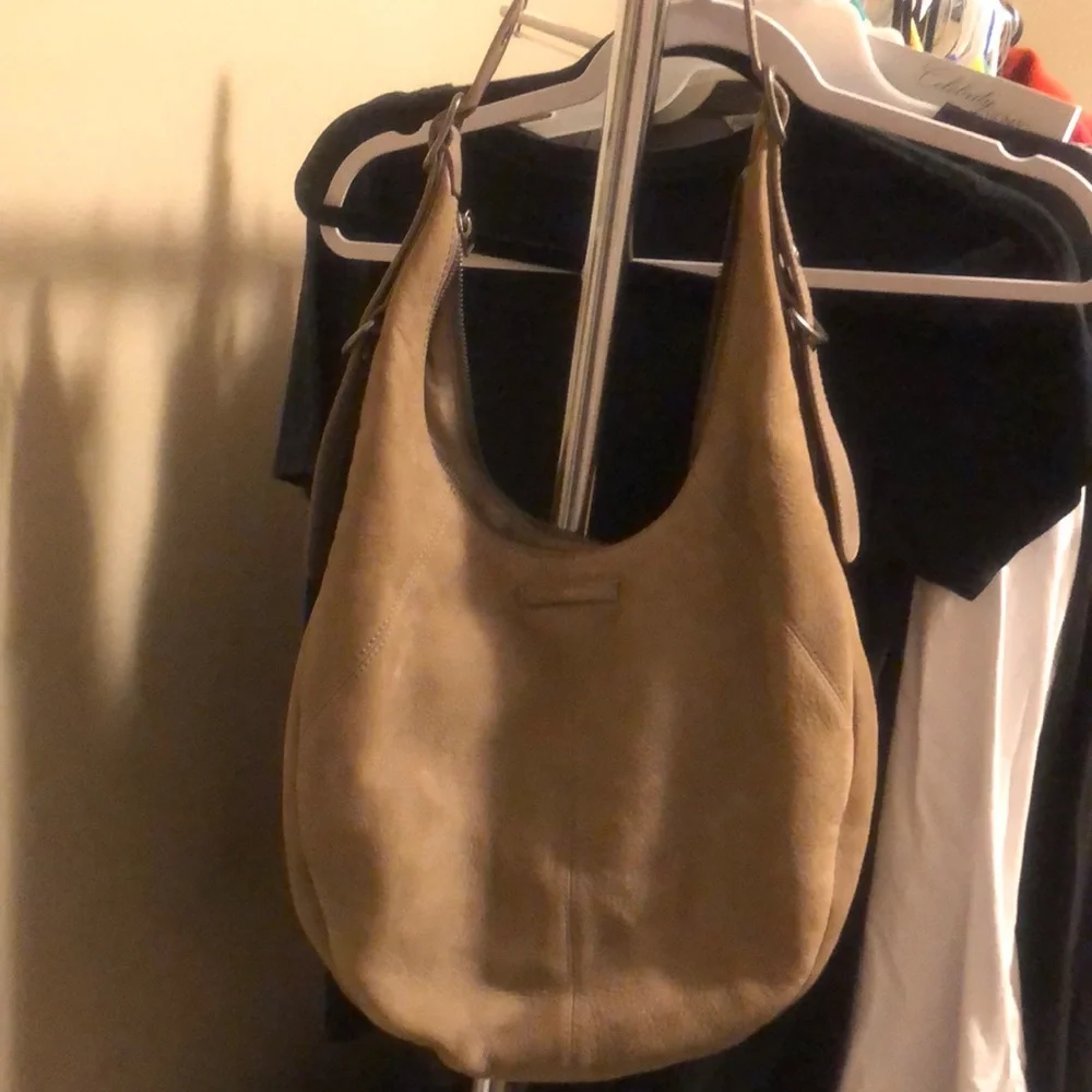 Lucky brand suede hobo